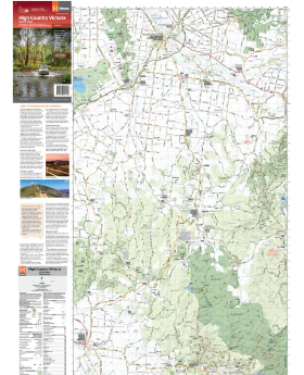 Hema Map Vic High Country - North Western Map