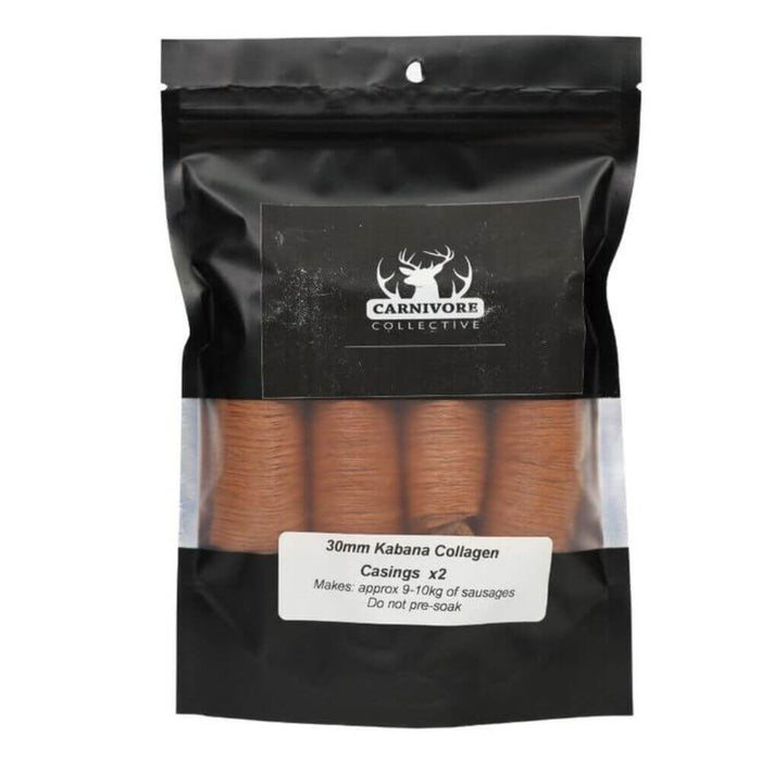 Carnivore Collective Collagen Kabana Casings (2 Pack) [sz:30mm]