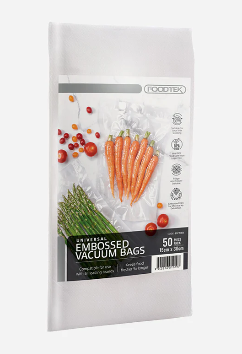 Foodtek Embossed Vacuum Bags [sz:150mm X 300mm]