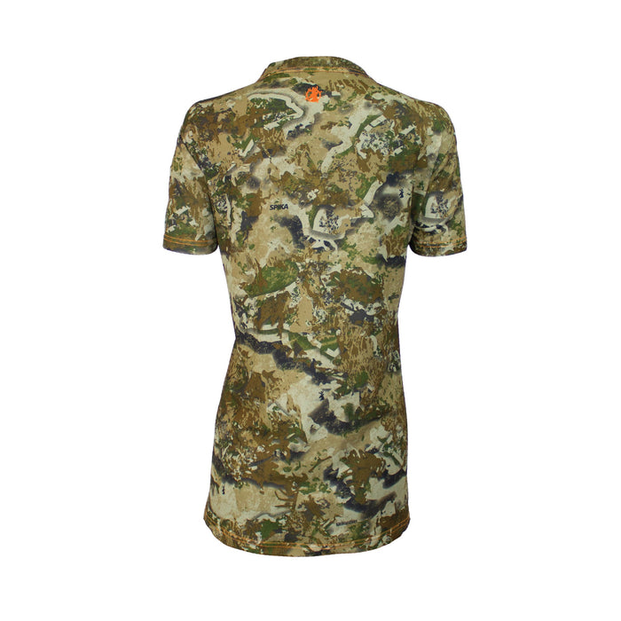 SPIKA TRAIL T-SHIRT - WOMENS - BIARRI CAMO [Sz:2XL]