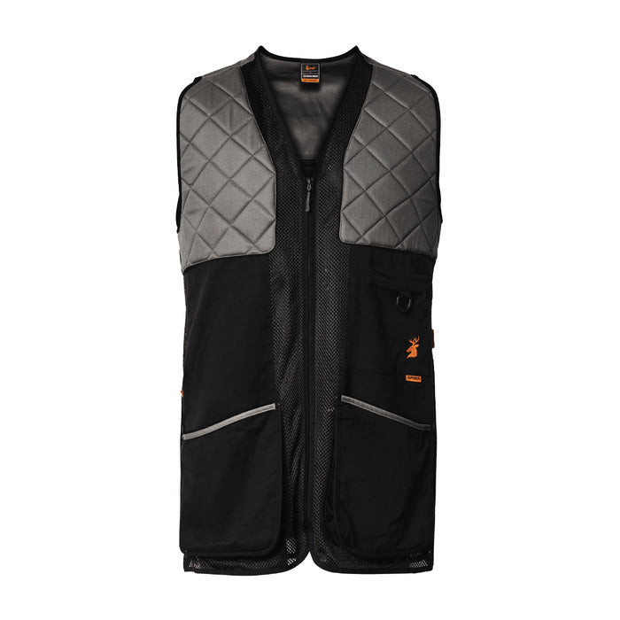 SPIKA SHOOTING VEST - ADULT - CHARCOAL [Sz:2XL]