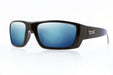 Tonic Rise Sunglasses Matt Black Frame With Blue Mirror Copper Base Lens 