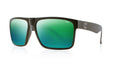 Tonic Outback Sunglasses Matt Black Frame With Green Mirror/copper Base Lens 
