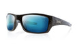 Tonic Trakker Sunglasses Matt Black Frame With Blue Mirror Grey Base Lens 