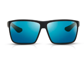 Tonic Maximus Sunglasses Recycle Black Frame With Blue Mirror Lens