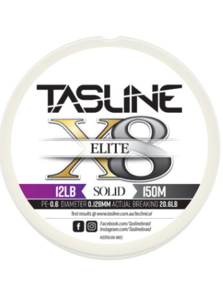 Tasline Elite White [length:150m Wt:12lb]