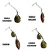 Spinwright 5/8oz Spinnerbait Single Willow Rigged 4" [cl:1]