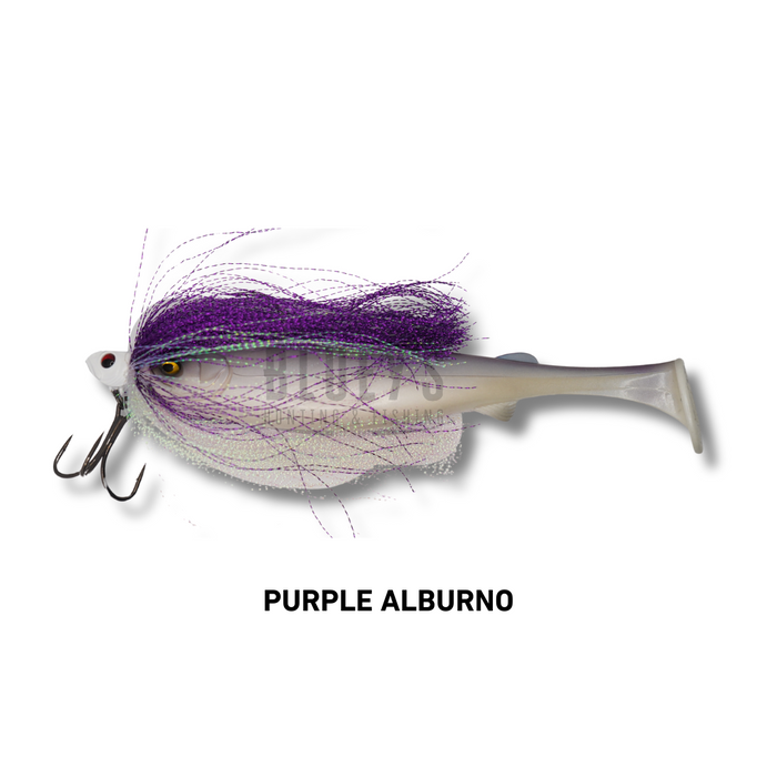 Spinwright 1/2oz Fluffball X Psx Raijin 220mm [cl:purple Alburno]