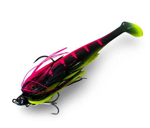Spinwright 1oz Beast Swim Jig X Irukanji 9" [cl:jusko]