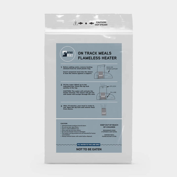 On Track Meals - Flameless Heater Bags (5 Pack)
