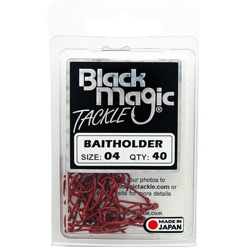 Black Magic Baitholder Hook Eco Pack [sz:04 - 40pcs]