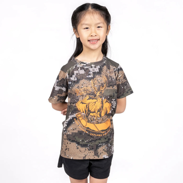 Hunters Element Tyro Roar Kids Tee [sz:4]