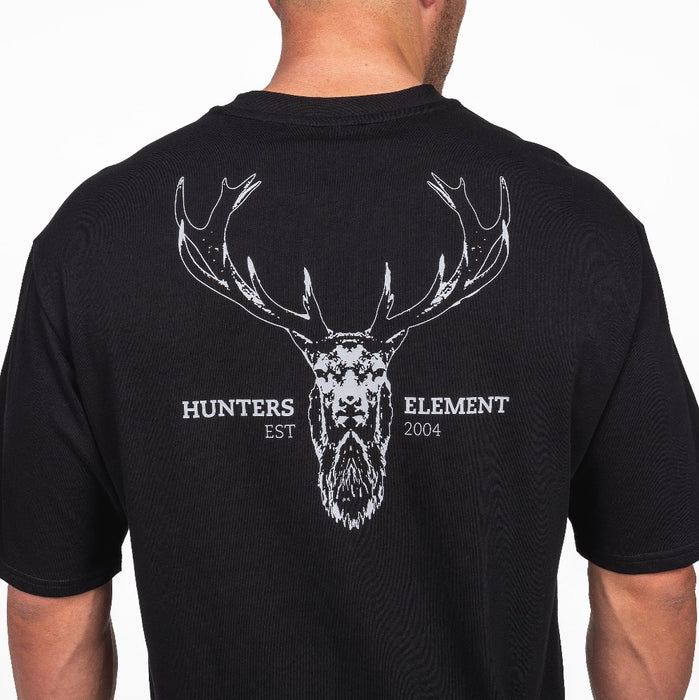 Hunters Element Alpha Stag Tee [sz:s Cl:black]