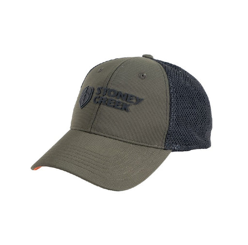 STONEY CREEK LIFESTYLE TRUCKER CAP [Cl:BAYLEAF / ORANGE]