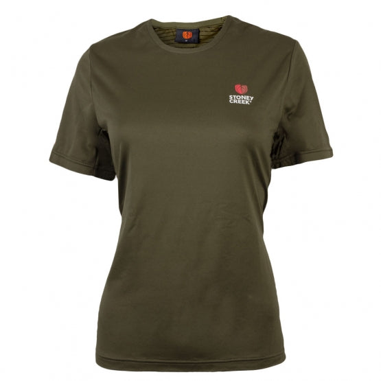 Stoney Creek Womens Ice-dry Short Sleeve Tee [sz:8 Cl:bayleaf]