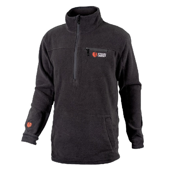 Stoney Creek Quarter Zip Top [sz:s Cl:black]