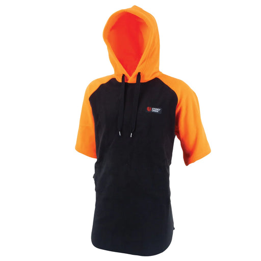 Stoney Creek Kids Hooded Bush Tee [sz:04 Cl:black/orange]
