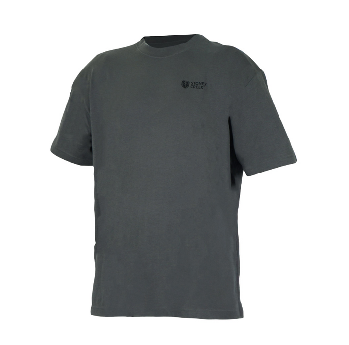 Stoney Creek Pig Tee Grey [sz:small]