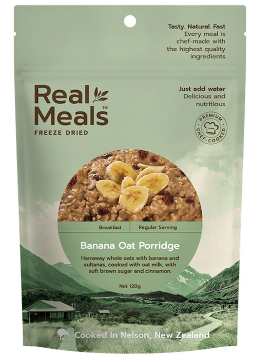 Real Meals Banana Oat Porridge 120g