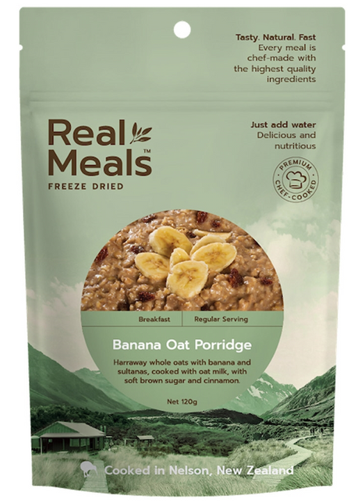 Real Meals Banana Oat Porridge 120g