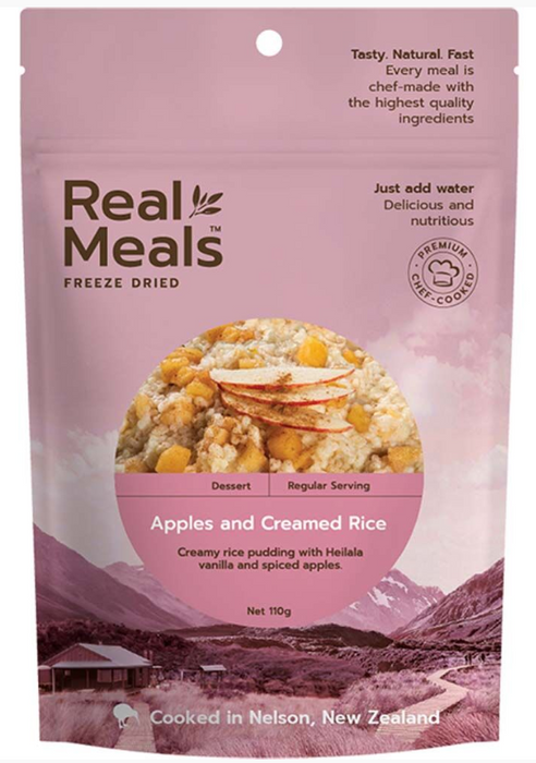 Real Meals Apples And Creamed Rice 110g
