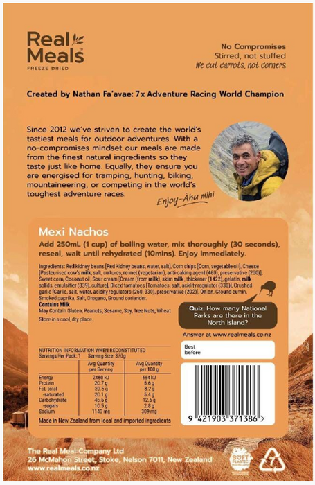 Real Meals Mexi Nachos 120g