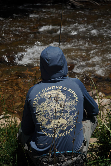 Blueys Adult Hooded Fishing Shirt