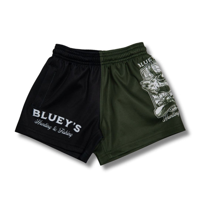 Bluey's Kids Sambar Footy Shorts - Side Zip Pocket